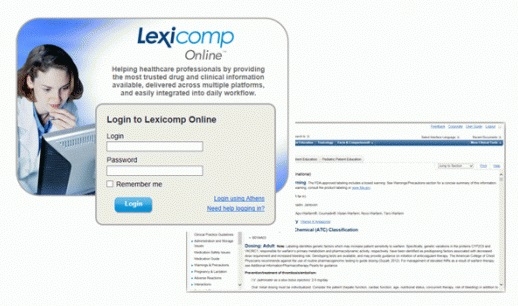 総合医薬品データベース Lexicomp Online