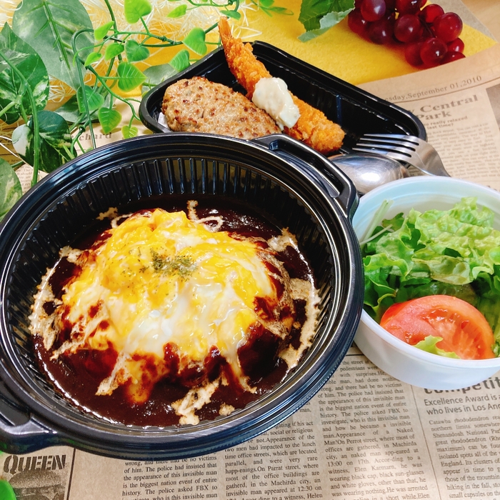 大人のお子様プレート テイクアウトイメージ