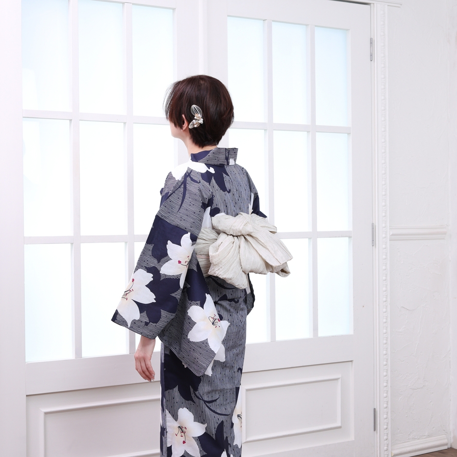 兵児帯アレンジ(ダブルリボン結び)