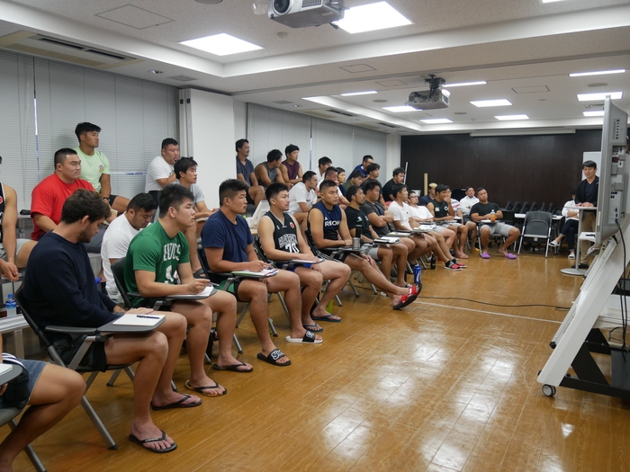 リコーブラックラムズの選手達1