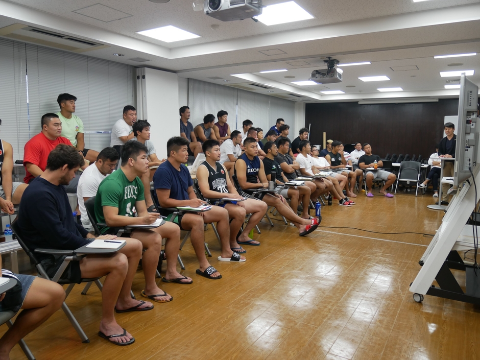 リコーブラックラムズの選手達１