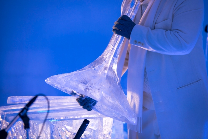 【トマム】氷の楽器 アイスホルン