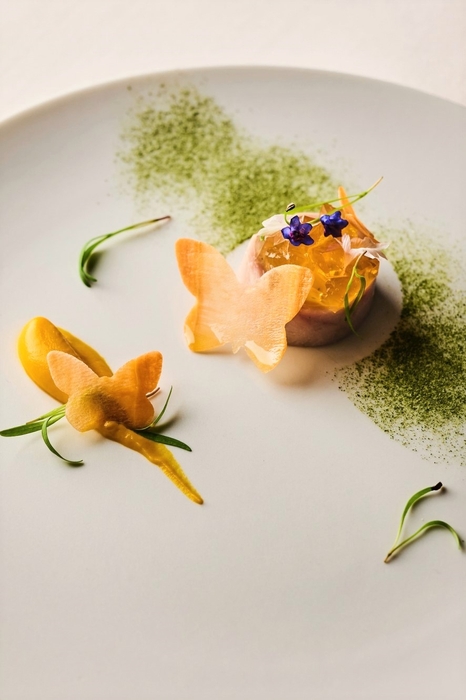 信州やフランス食材で創りだす一皿(一例)