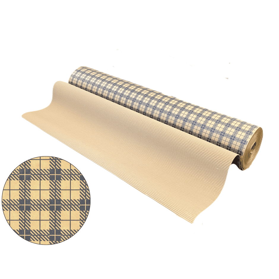 デザイン／インディゴチェック