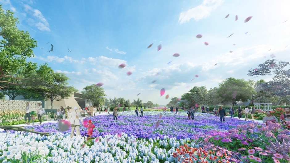 会場パース２  　提供：２０２７年国際園芸博覧会協会