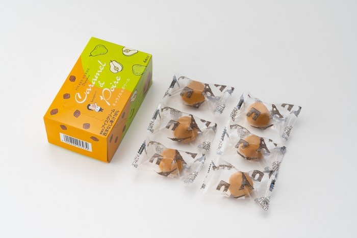 【商品画像】ピエール・エルメ シグネチャー「ひとくちアイス キャラメル&ポワール」