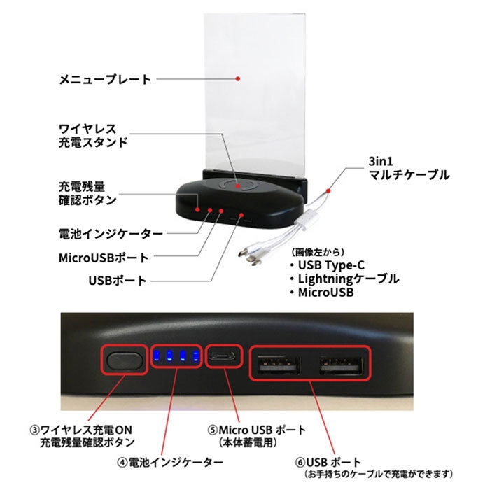 メニューバW各部名称