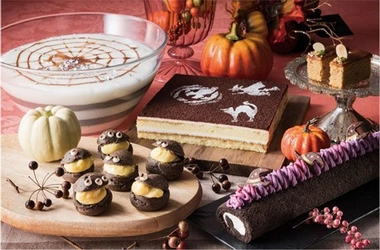 ビュッフェにおばけ襲来！？林檎に葡萄に、秋を満喫＜9・10月限定＞ 「HALLOWEEN×AUTUMN　DESSERT」 2018年9月1日（土）より ビュッフェ&カフェレストラン「ナイト&デイ」にて