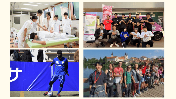 本学の学生らが活躍している様子