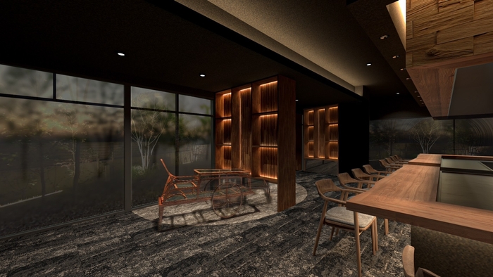 淡路 鉄板焼 レストラン 輝光 内観 イメージ