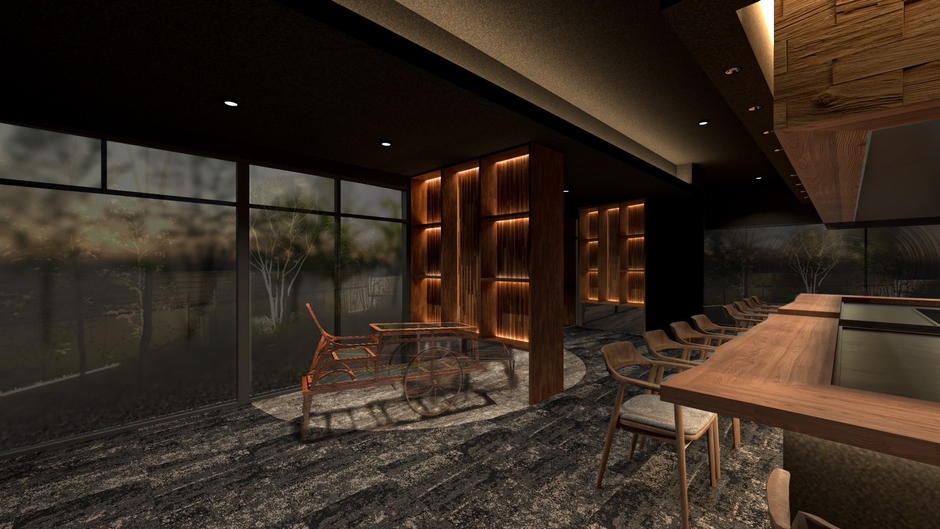 淡路 鉄板焼 レストラン 輝光 内観 イメージ