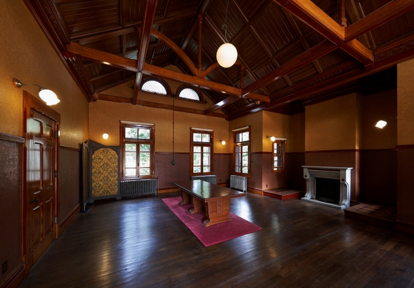 特別公開の撞球室（ビリヤード場）