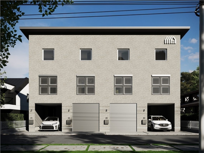 「ウェルネストルーム吹上」正面イメージパース