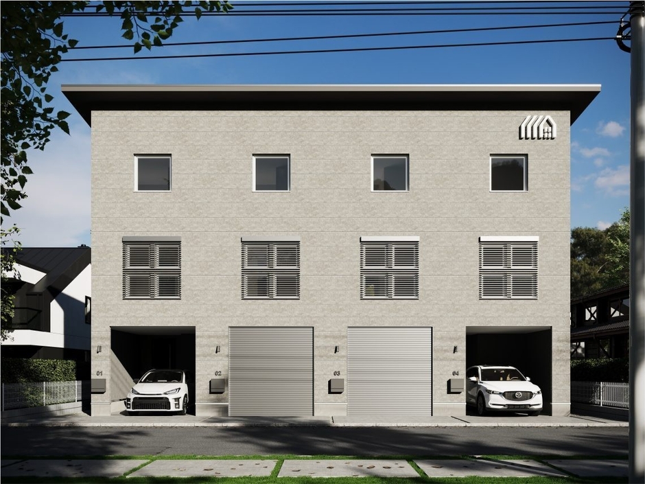 「ウェルネストルーム吹上」正面イメージパース