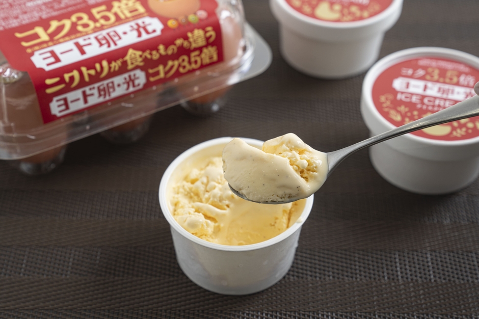 ヨード卵・光の濃厚アイスクリーム　コクバニラ