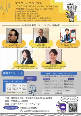 AAI起業部2022キックオフイベントフライヤー<裏>