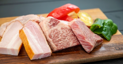 ▲『夏休み限定 お肉3種盛セット』