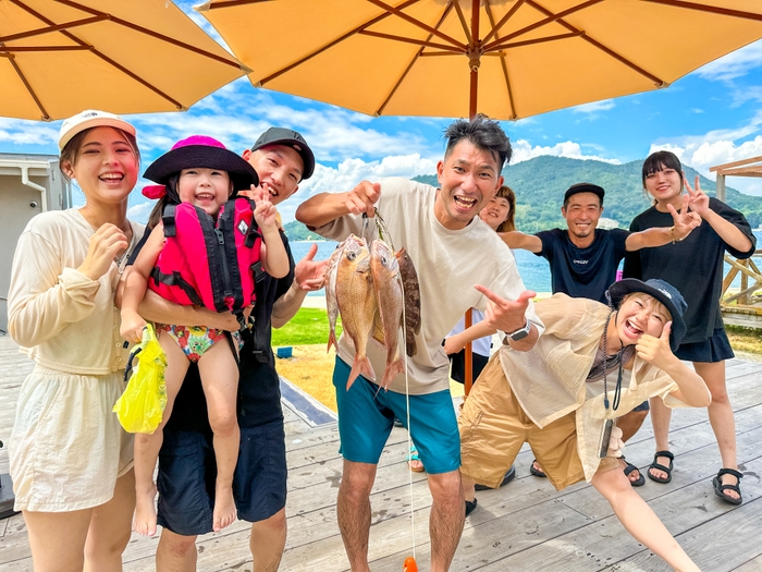 瀬戸内美食倶楽部で魚釣り