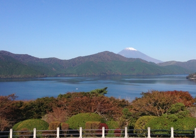 恩賜箱根公園 湖畔展望館からの眺望