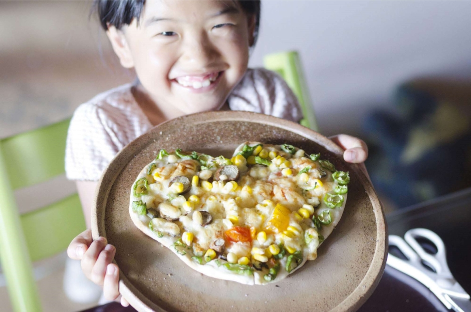 収穫した野菜を使った料理
