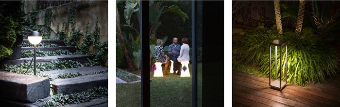 (左)PICCOLA　(中央)JARRET　(右)SAURA