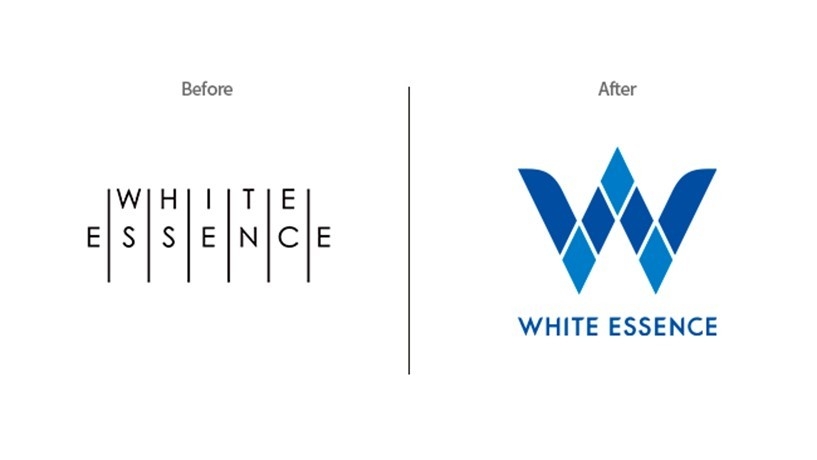 旧ロゴと新ロゴ