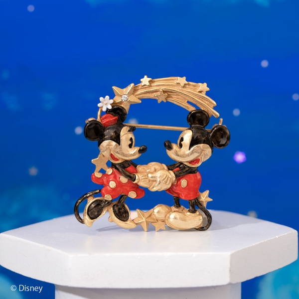 ミッキー&ミニー/ブローチ 5,280円