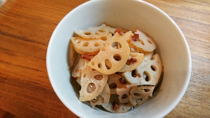 れんこんの梅煮