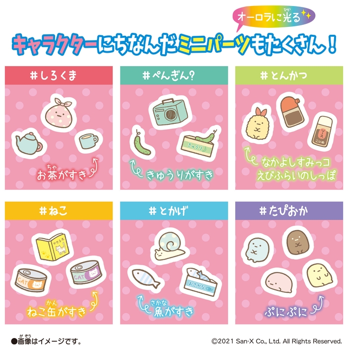 #キラシャカ すみっコぐらしチャームセット パーツ