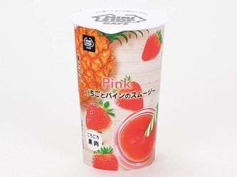 “ごろごろ”＆“ジューシー” 果肉を楽しむ「いちごとパインのスムージー」 ３/２０ (火)より発売