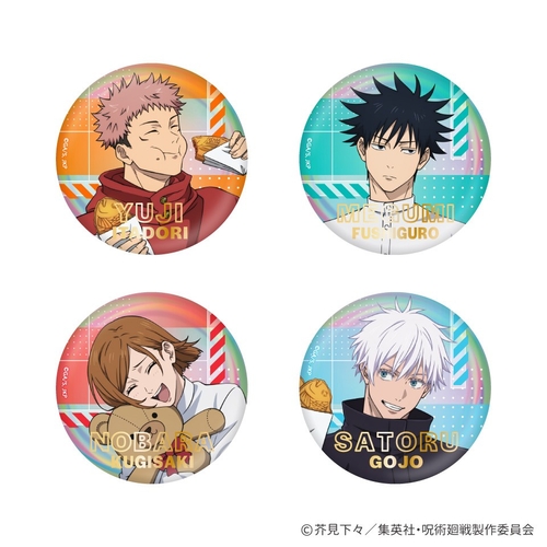 ▲特殊加工ビッグ缶バッジ(全4種) 
