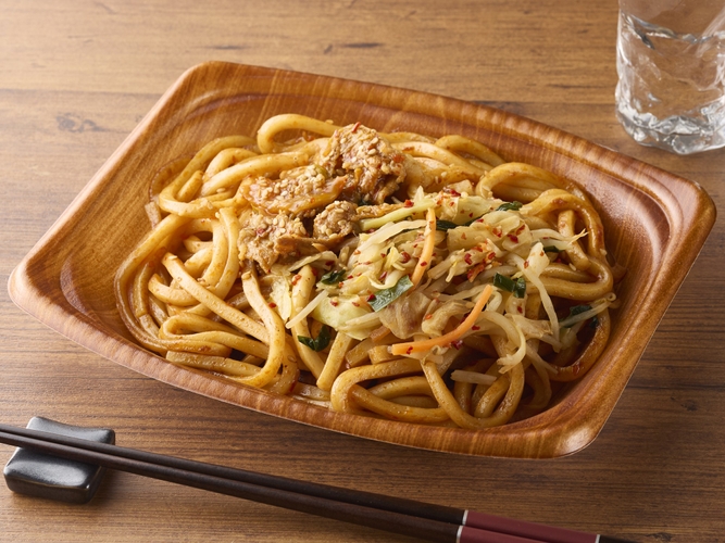 辛さマシマシ!豚キムチ焼うどん イメージ画像