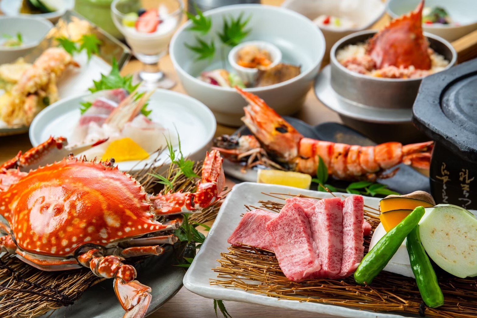 竹崎蟹と有明海・佐賀県の食材宝庫欲張り懐石コース
