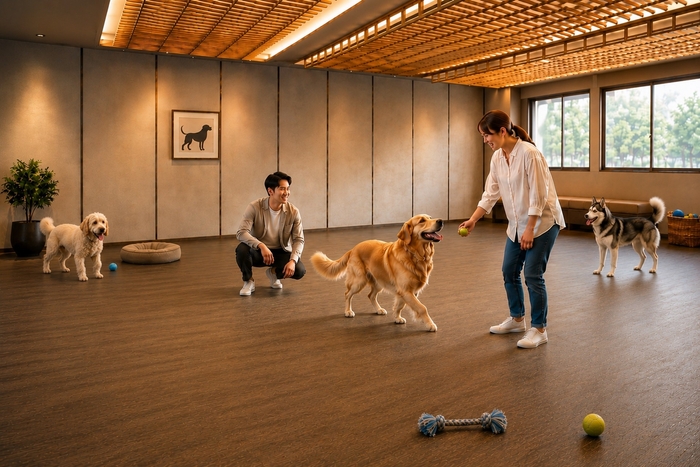 大型犬用ドッグラン ※イメージです(AI加工を含みます)