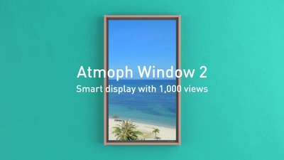 未来のスマートライフを先取り。窓の形をしたスマートディスプレイとして生まれ変わったAtmoph Window 2が米Indiegogoでクラウドファンディング開始