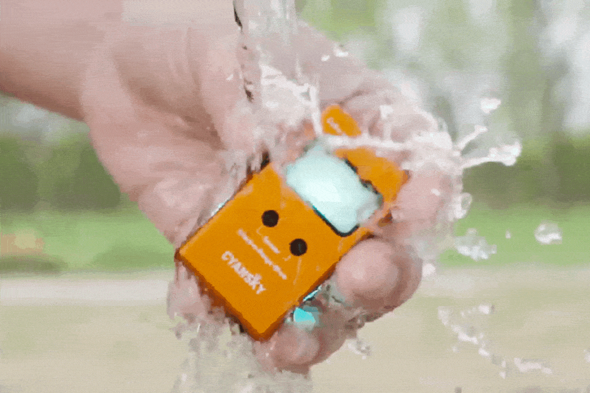 突然の雨でも、問題なし