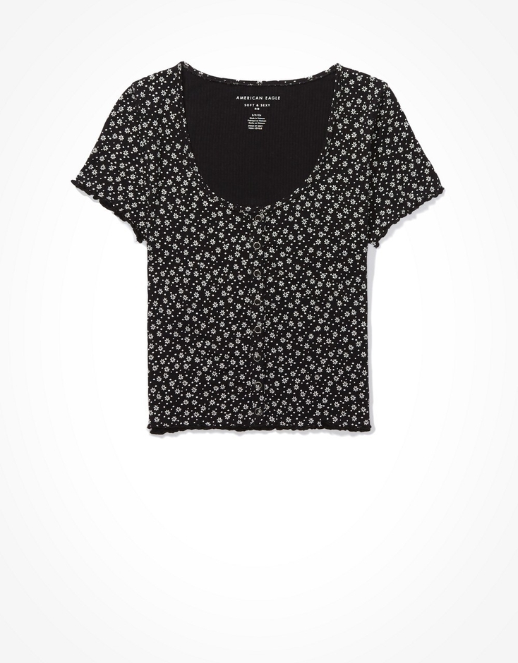 AEスナップフロントベビーTシャツ：￥3,900(税込)