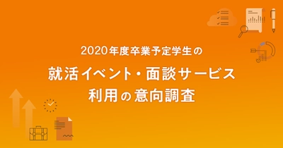 2020年度卒業予定学生の就活イベント・面談サービス利用の意向調査