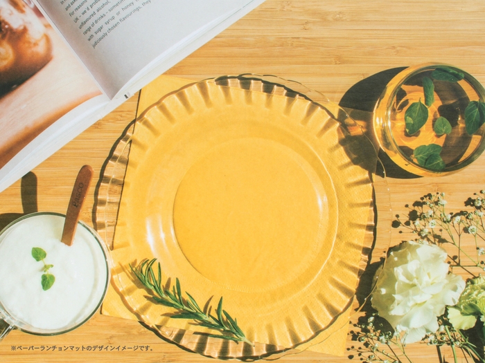 【ペーパーランチョンマット写真イメージ(商品なし)】