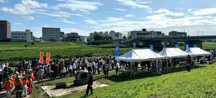 令和6年（2024年）開催の「I LOVE 遠賀川」の様子