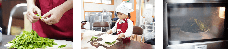 【お茶作りの様子①】