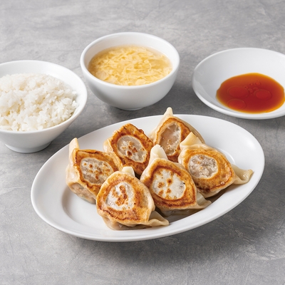 07_ちょもらんま酒場_「大餃子定食 6個」