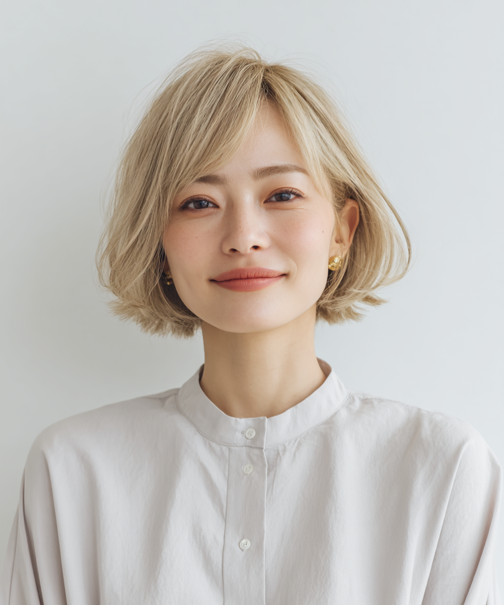 ブロンド系カラーモデル