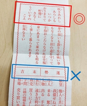 大切なのは吉凶ではなく、歌にこめられたメッセージ