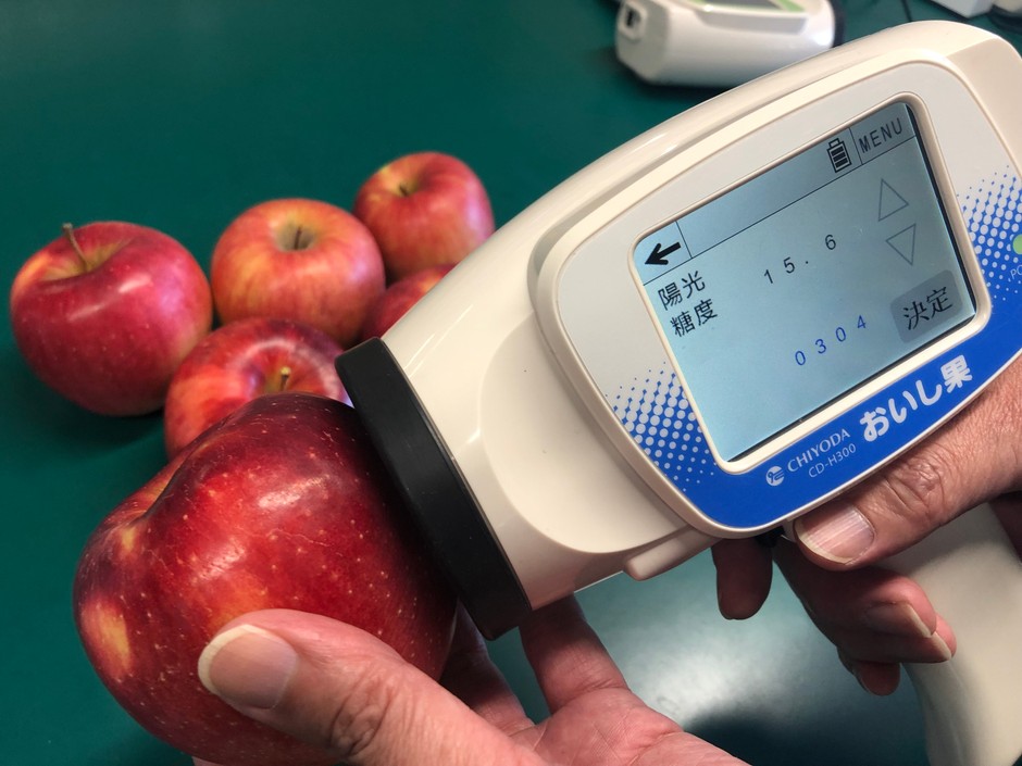 0.5秒で果物の糖度・熟度・酸度を測定！ 非破壊測定器「おいし果」の 