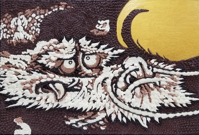 曽我蕭白 雲龍図オマージュ作品