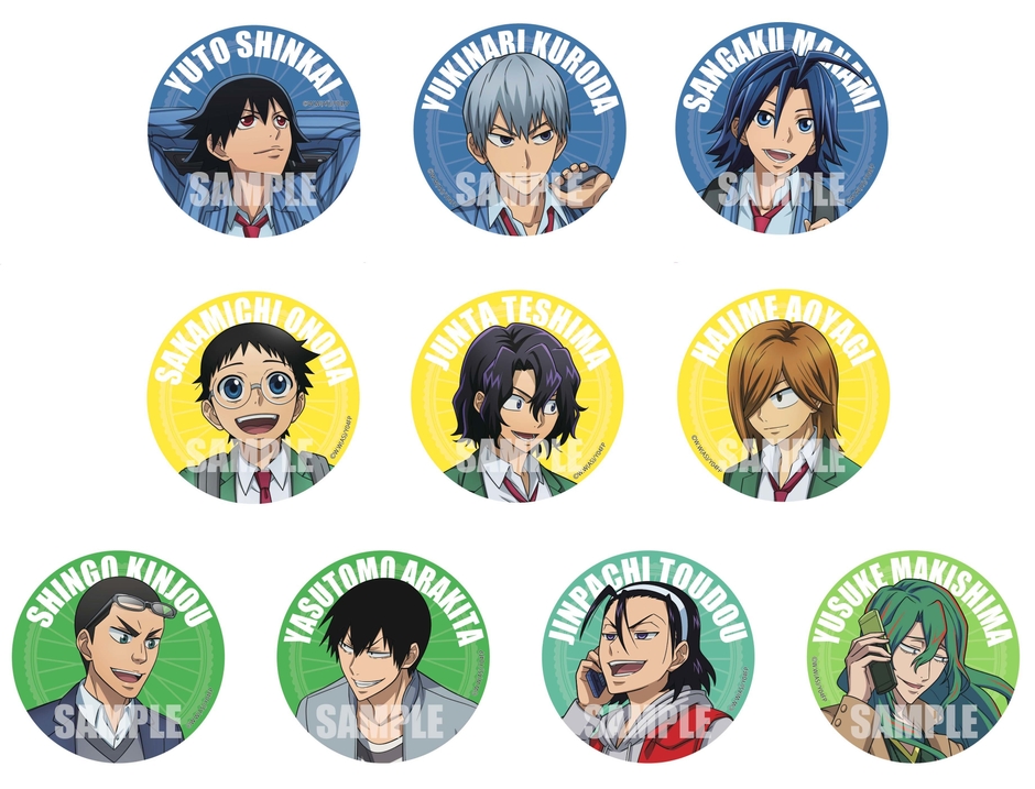 『弱虫ペダル GLORY LINE』TRホログラム缶バッジ(2)