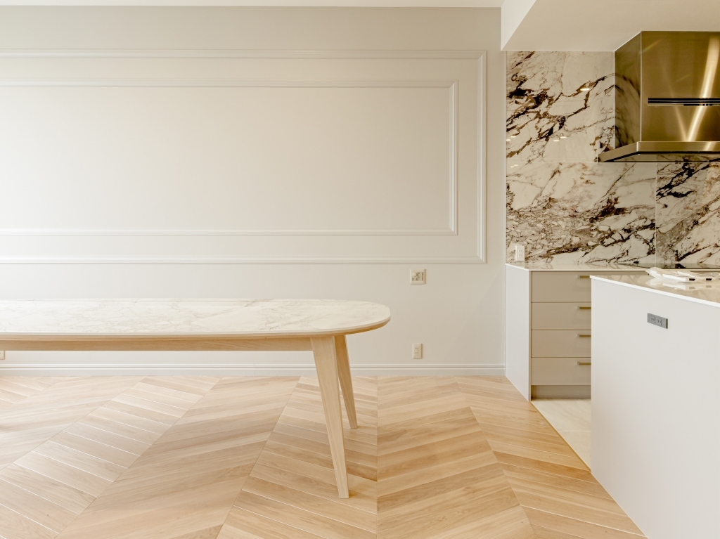 統一感のある空間に