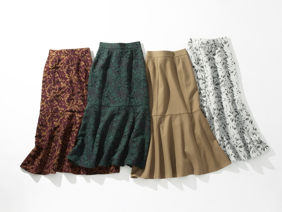 マーメイドロングスカート　8,690円(税込)／全4色