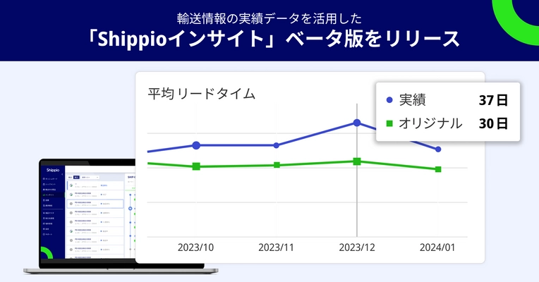 Shippio、輸送情報のデータ分析が可能になる 「Shippioインサイト」ベータ版をリリース